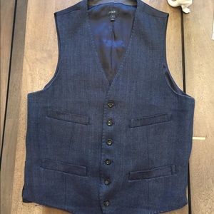 J. Crew Navy Suit Vest